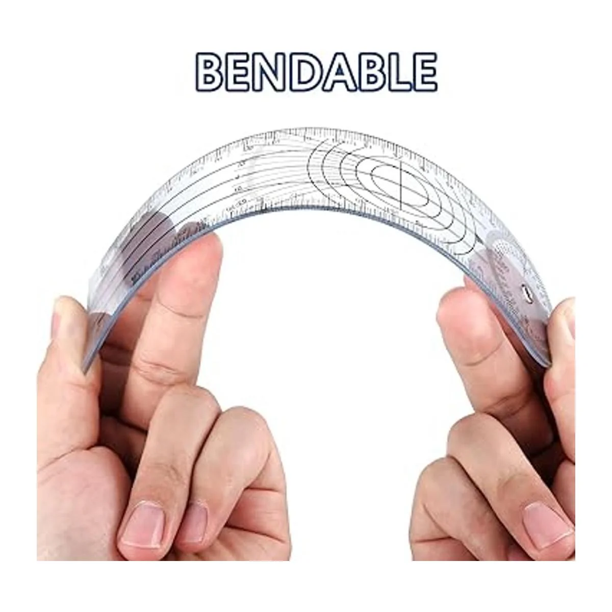 Goniómetro de plástico transportador de ángulo rápido con_4