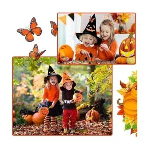 Decoración de mariposa monarca de 3 tamaños decoración de_4