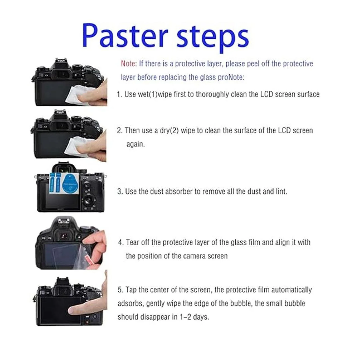 G7X Protector de pantalla para Canon G7 X Mark III_7