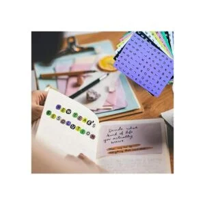 WINORDA 12 hojas de calcomanías decorativas de letras_6