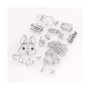 Arrietty Happy Easter Huevo Conejito Flores de Pollo_5