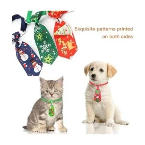 QKURT Corbatas de perro con collar ajustable 8 paquetes_2