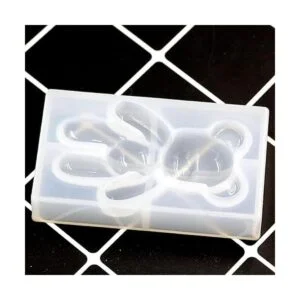 Moldes de resina 4 piezas de molde de oso de peluche 3D_5