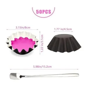 Catcan 50 forros de cera derretida bandeja calentador de_2