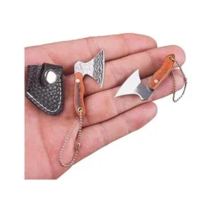 Epichao 2 piezas con forma de hacha mini cuchillo de_1