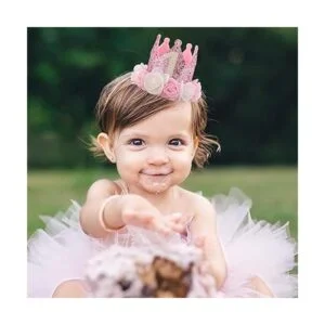 Kbrand Sombrero de primer cumpleaños para bebé niña_3