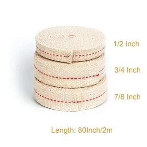 HuaArt Mecha de lámpara de aceite de 19.5 pies3 rollos_2