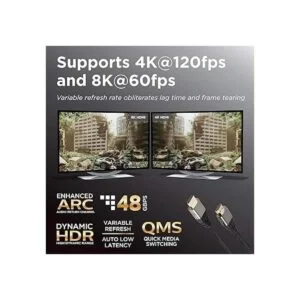 UltraPro Cable HDMI 2.1 de 8 K 3 pies de alta velocidad_4