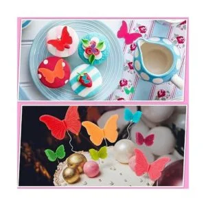 5 moldes de silicona de mariposa mini mariposa fondant_4