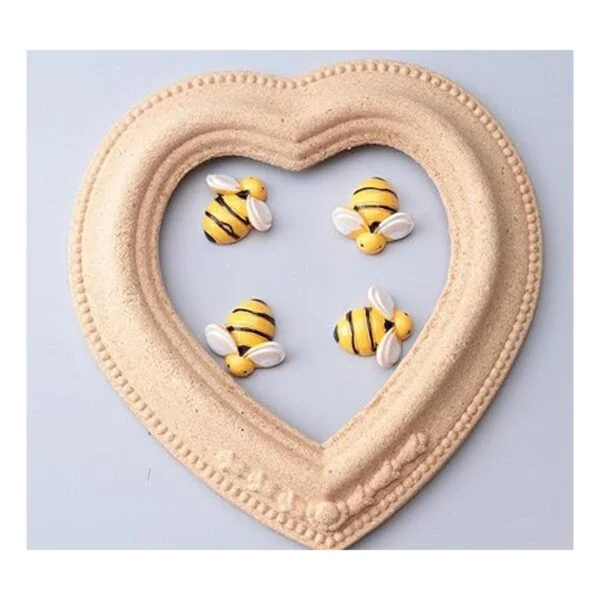 Sowaka 20 piezas de mini adornos de abeja de resina_5