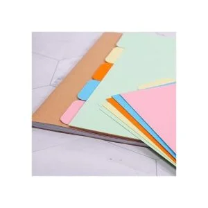 Taicanon Paquete de 4 divisores A5 divisores de índice de_3