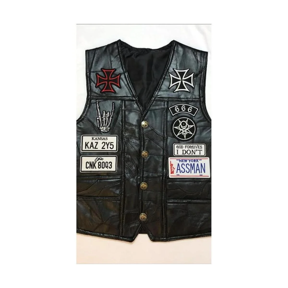 Kaz 2Y5 CNK 80Q3 Parche bordado para placa de coche_4