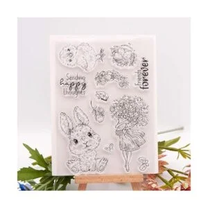 Arrietty Happy Easter Huevo Conejito Flores de Pollo_4