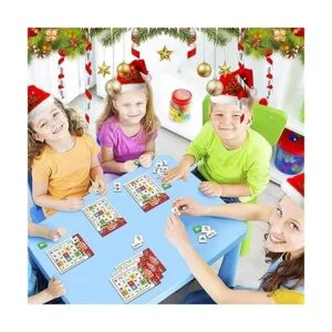 Juego de mesa de bingo fiestas de Navidad bingo de_4