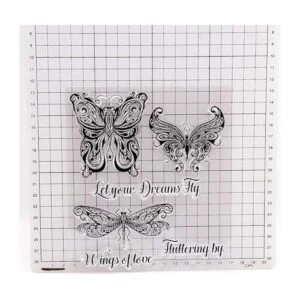 Arrietty Let Dream Fly Butterfly Libélula Sellos_2