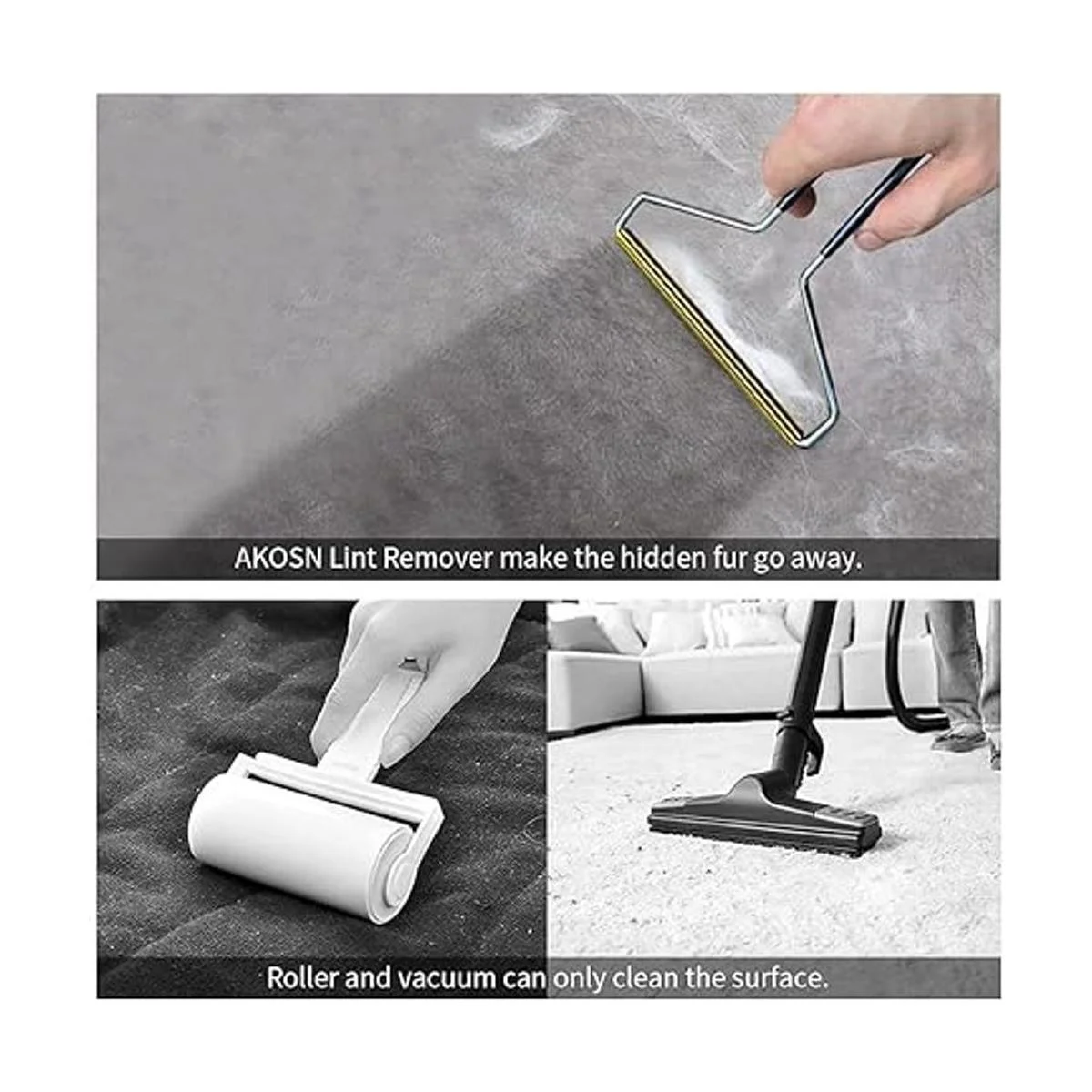 AKOSN Removedor de pelo para gatos y perros_2