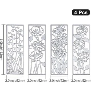 ORIGACH 4 troqueles de corte de marco de flores de metal_2