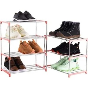 Xerhnan Zapatero pequeño apilable de 3 niveles_2