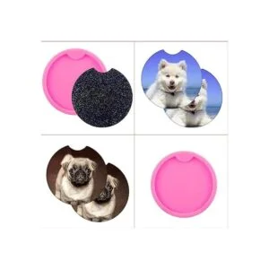 4 piezas de moldes de posavasos para automóvil posavasos_6