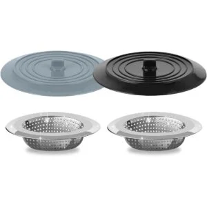 VTOP Tapón de colador de fregadero paquete de 4 unidades_1