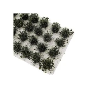 Juego de 28 piezas de arbustos verdes arbustos de tierras_3