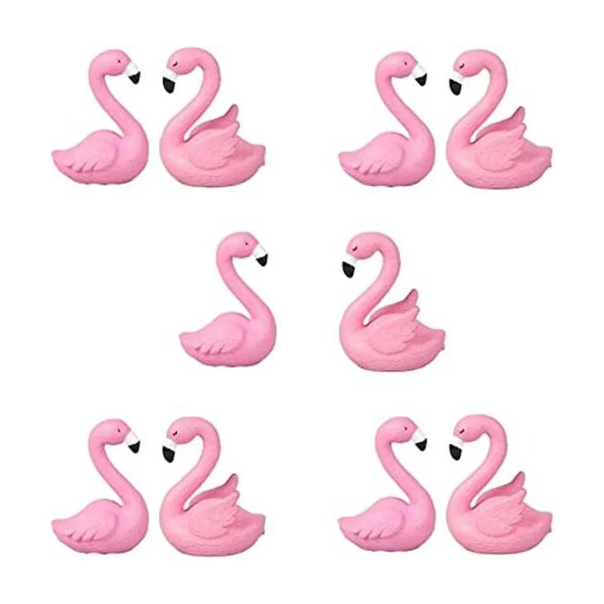 10 figuras miniatura de flamenco lindas decoraciones de_1