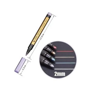 SAYEEC Rotulador metálico metálico de metal punta de bala_2
