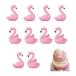 10 figuras miniatura de flamenco lindas decoraciones de_6