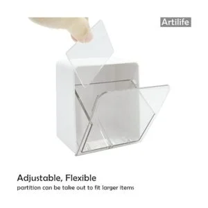 Artilife Recipientes de baño Qtip para hisopos de algodón_5