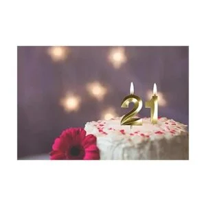 Bailym Vela de cumpleaños número 21 color dorado_4