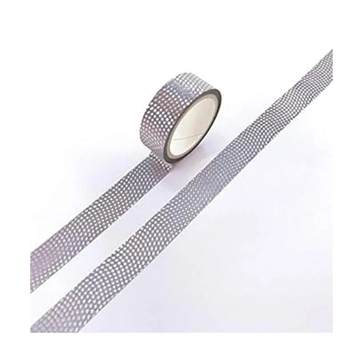 Juego de 8 rollos de cinta Washi con purpurina cintas_4