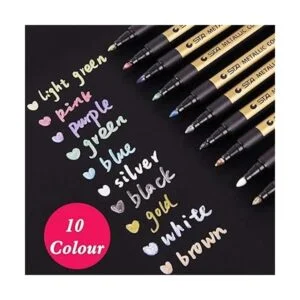 SAYEEC Rotulador metálico metálico de metal punta de bala_6