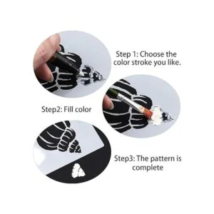 GORGECRAFT Juego de 8 plantillas mixtas de animales_4