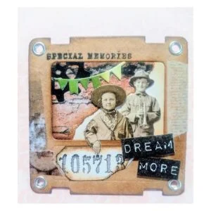 Sunnykid Diapositivas retro con diseño de corte de metal_5