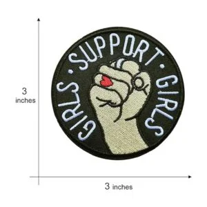 Parche bordado de fuerza para niña para mujer ropa_2
