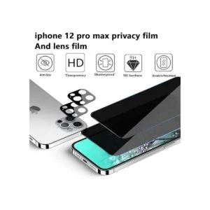 QUESPLE Protector de pantalla de vidrio de privacidad para_3