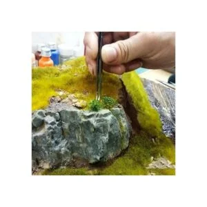 Juego de 28 piezas de arbustos verdes arbustos de tierras_6