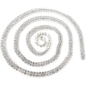 yueton SS16 Cadena de 0.157 in con diamantes de imitación_3