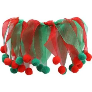 YANQINQIN Collar de Navidad para mascotas con cuello rojo_2