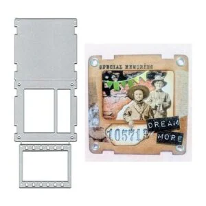 Sunnykid Diapositivas retro con diseño de corte de metal_6