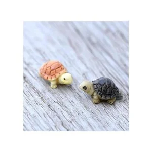Juego de 22 piezas de resina de mini tortugas en_2