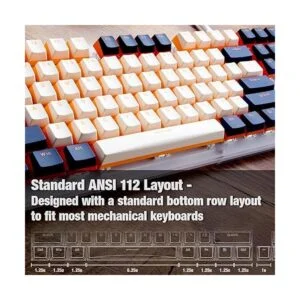 GunMjo Teclas dobles PBT para teclado de juegos con_4