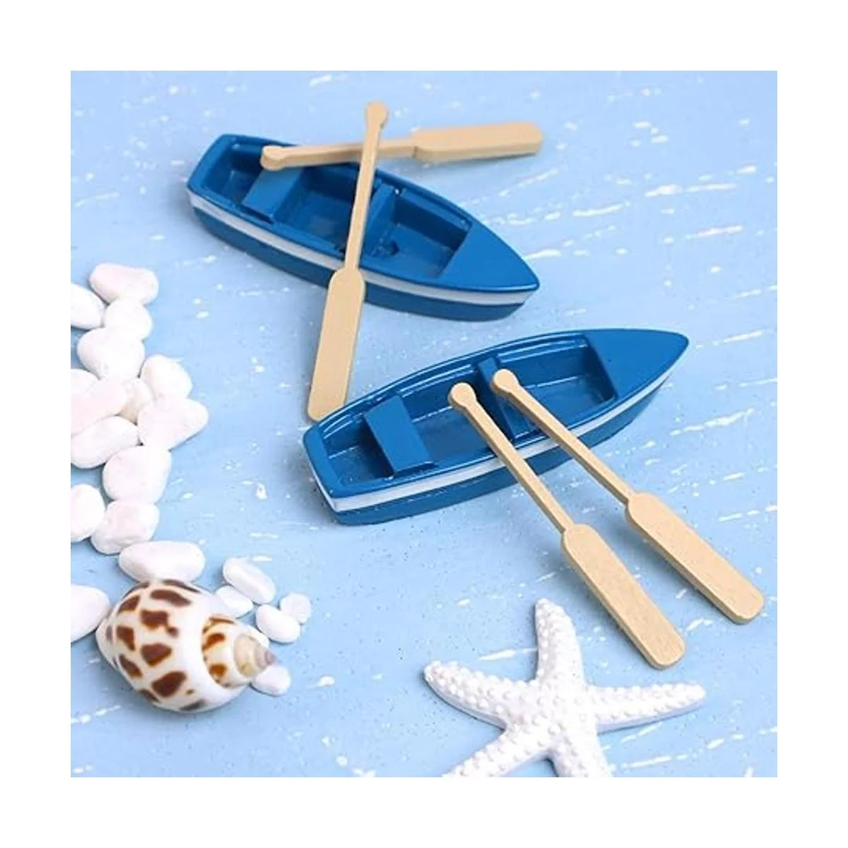 Framendino 2 Conjuntos Miniatura Casa de Muñecas Barco de_7