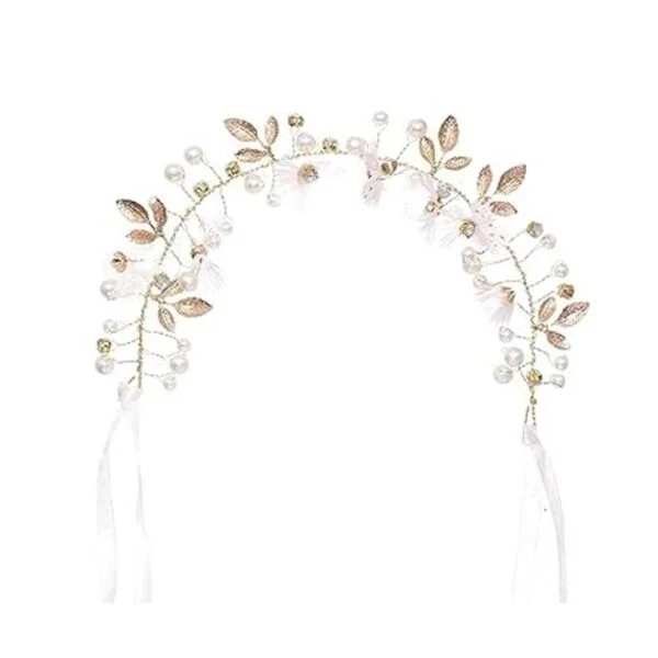 Vines de cabello de novia perlas de cristal accesorios_2