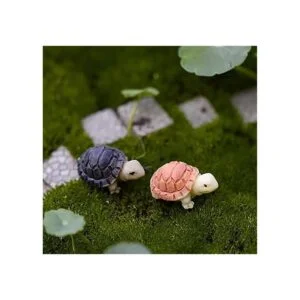 Juego de 22 piezas de resina de mini tortugas en_3