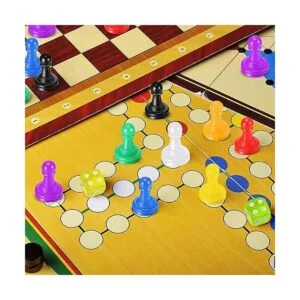 40 piezas de peón multicolor piezas de ajedrez de plástico_6