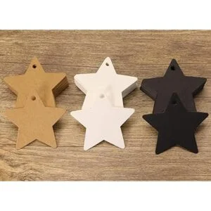 Tupalizy Etiquetas de regalo con diseño de estrellas en_2