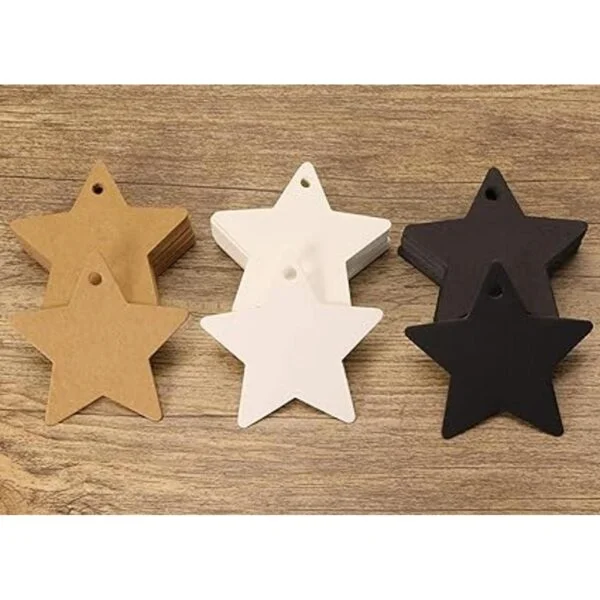 Tupalizy Etiquetas de regalo con diseño de estrellas en_2