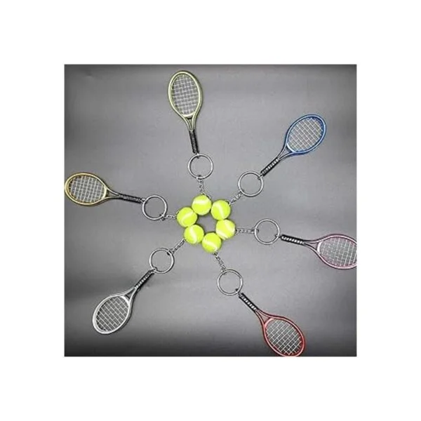 Llavero de tenis raqueta de tenis perfecto para_5