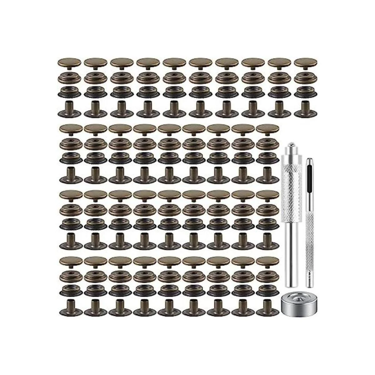 Kit de 40 piezas 10 juegos de cierre a presión_1